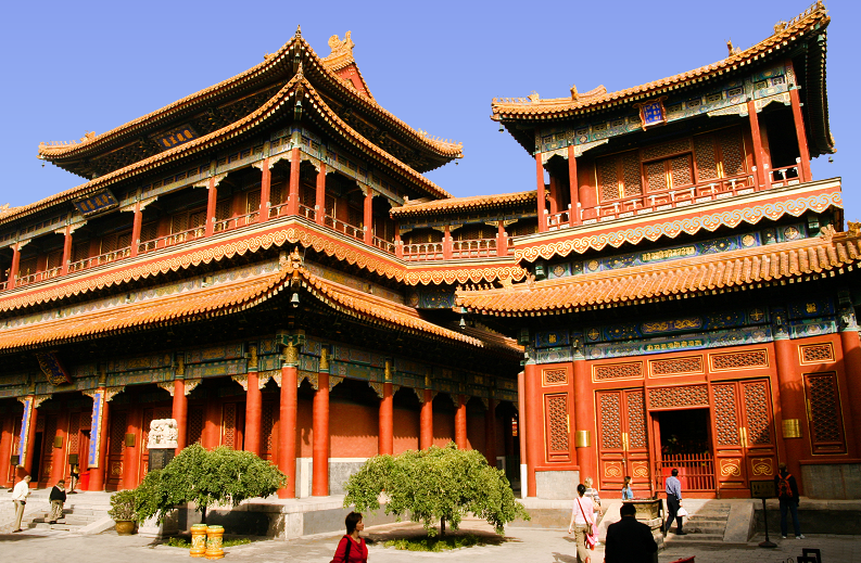 China Pekin Templo de Lama Templo de Lama China - Pekin - China