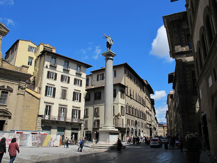 Italy Florence Piazza Santa Trinita Piazza Santa Trinita Florence - Florence - Italy