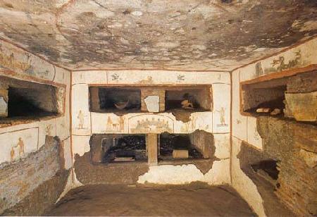 the Catacombs of San Sebastian Museum