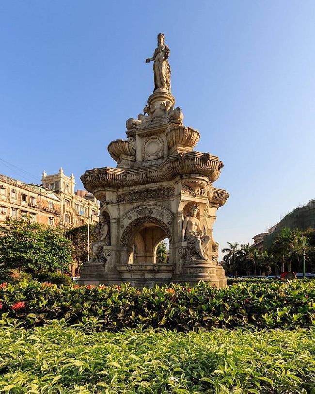 India Mumbai  Flora Fountain Flora Fountain Mumbai - Mumbai  - India