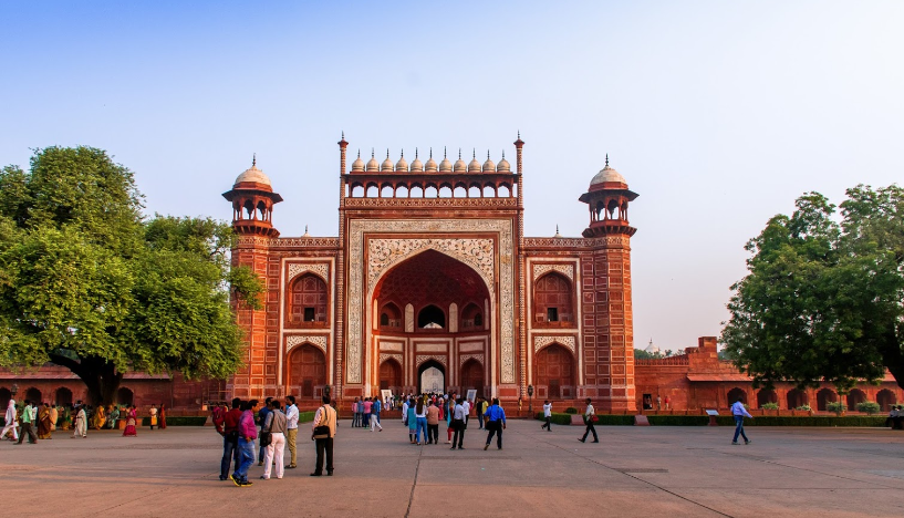 India Agra The Great gate (Darwaza-i rauza) The Great gate (Darwaza-i rauza) India - Agra - India
