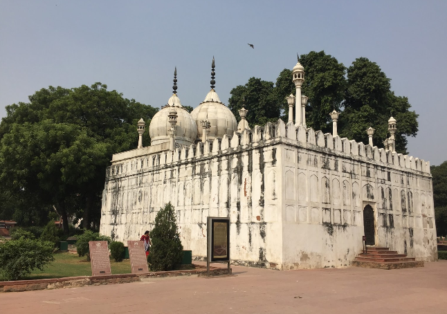 الهند نيو دلهى مسجد اللؤلؤة مسجد اللؤلؤة نيو دلهى - نيو دلهى - الهند