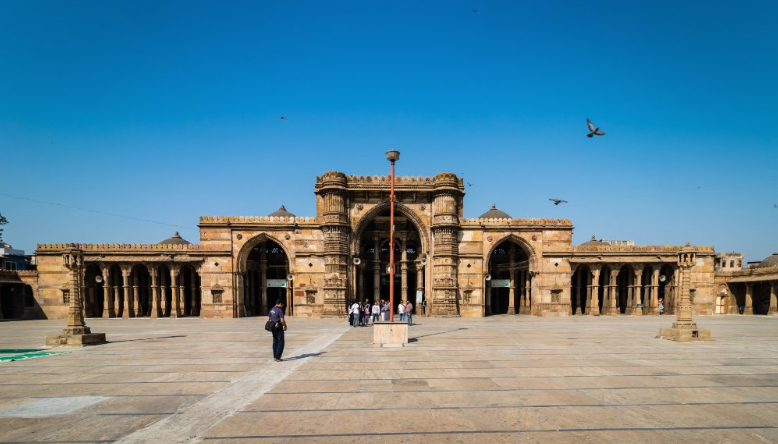 India Ahmadabad  jama mezquita jama mezquita Gujarat - Ahmadabad  - India