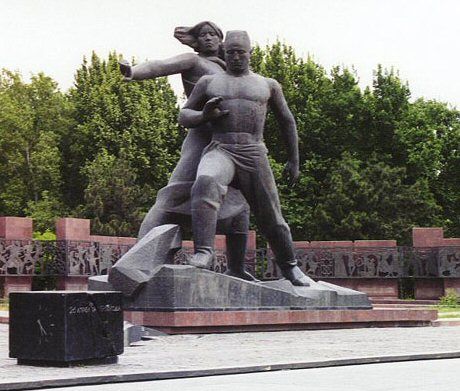 Uzbekistán Tashkent  Monumento Recuerdo del Terremoto Monumento Recuerdo del Terremoto Tashkent - Tashkent  - Uzbekistán