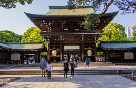 Japón Tokio Santuario de Meiji Jingu Santuario de Meiji Jingu Tokio - Tokio - Japón