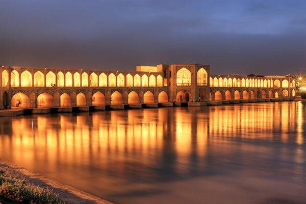 Irán Isfahán Puente Khaju Puente Khaju Isfahán - Isfahán - Irán