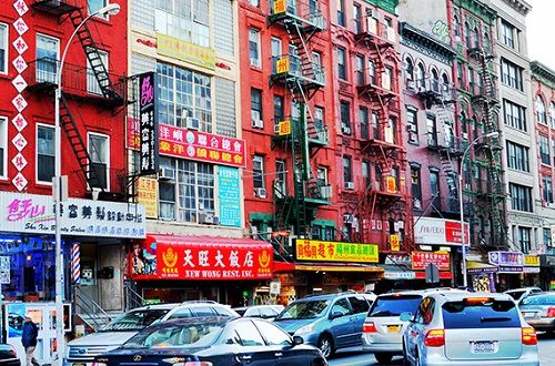 United States of America New York Chinatown neighborhood Chinatown neighborhood New York - New York - United States of America