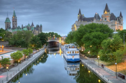 Canadá Ottawa Canal Rideau y Esclusas Canal Rideau y Esclusas Canadá - Ottawa - Canadá