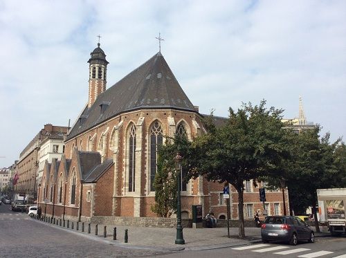 Bélgica Bruselas Iglesia de la Magdalena Iglesia de la Magdalena Iglesia de la Magdalena - Bruselas - Bélgica