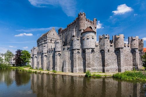 Bélgica Ghent  Castillo de los Condes de Flandes Castillo de los Condes de Flandes Ghent - Ghent  - Bélgica