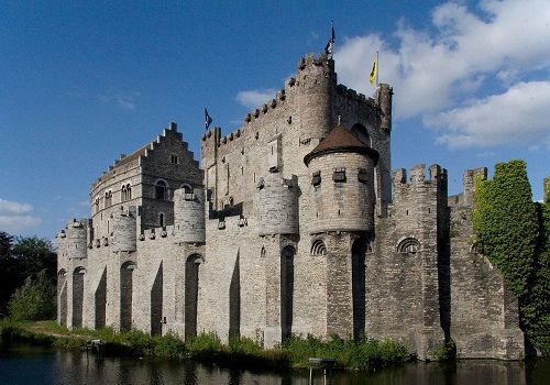 Bélgica Ghent  Castillo de los Condes de Flandes Castillo de los Condes de Flandes Bélgica - Ghent  - Bélgica