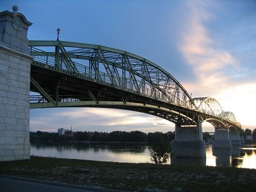 Hungary Esztergom Mária Valéria Bridge Mária Valéria Bridge Central Transdanubia - Esztergom - Hungary