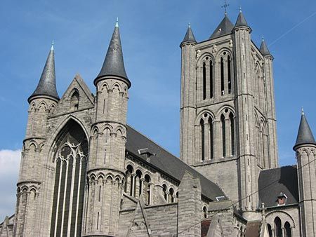 Bélgica Ghent  Iglesia de San Nicolás Iglesia de San Nicolás Ghent - Ghent  - Bélgica
