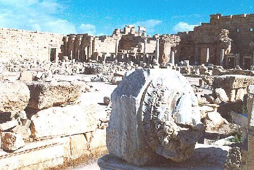 Libia Leptis Magna Restos Romanos Restos Romanos Libia - Leptis Magna - Libia