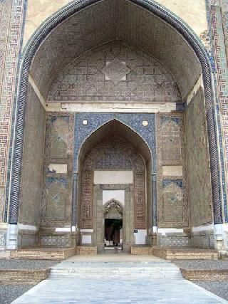 Uzbekistán Samarkand  Mausoleo Bibi Janum Mausoleo Bibi Janum Samarkand - Samarkand  - Uzbekistán