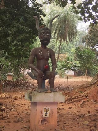 Benin Ouidah  Bosque Sagrado Bosque Sagrado Benin - Ouidah  - Benin