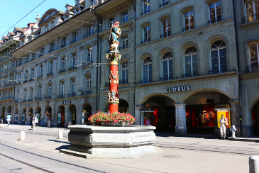 Switzerland Bern Pfeiferbrunnen Fountain Pfeiferbrunnen Fountain Bern - Bern - Switzerland
