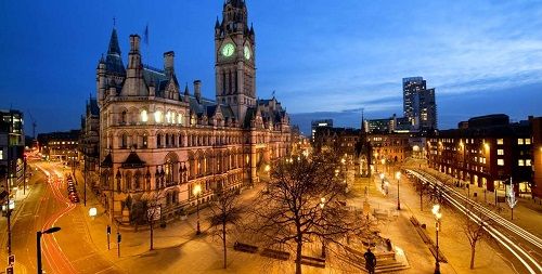 United Kingdom Manchester Town Hall Town Hall Manchester - Manchester - United Kingdom