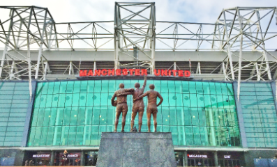 Manchester United´s Old Trafford Stadium
