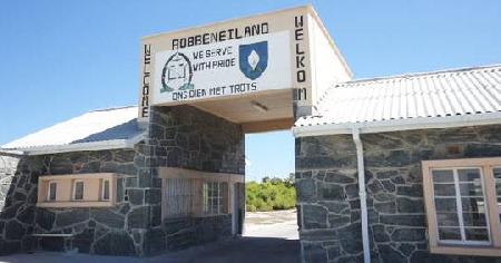 La puerta de entrada de Nelson Mandela a Robben Island
