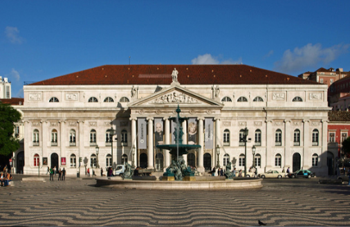 Portugal Lisboa Plaza del Rossio Plaza del Rossio Lisbon - Lisboa - Portugal