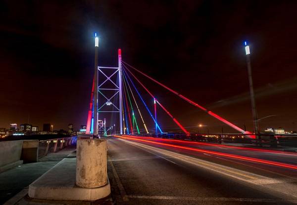 South Africa Johannesburg Nelson Mandela Bridge Nelson Mandela Bridge Gauteng - Johannesburg - South Africa