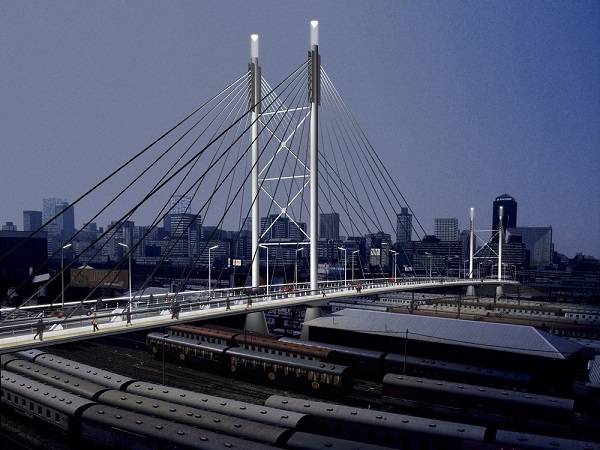 South Africa Johannesburg Nelson Mandela Bridge Nelson Mandela Bridge Johannesburg - Johannesburg - South Africa