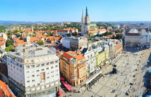 Croatia Zagreb Ban Jelacic Square Ban Jelacic Square Croatia - Zagreb - Croatia