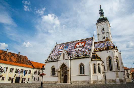 Croacia Zagreb Iglesia de San Marcos Iglesia de San Marcos Zagreb - Zagreb - Croacia