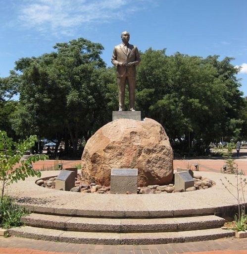 Botsuana Gaborone  Estatua de Sir Seretse Khama Estatua de Sir Seretse Khama África - Gaborone  - Botsuana
