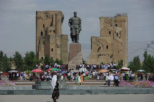 Uzbekistán Samarkand  centro de la ciudad centro de la ciudad Uzbekistán - Samarkand  - Uzbekistán