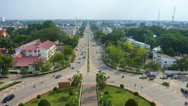 Laos Vientiane  centro de la ciudad centro de la ciudad Vientiane - Vientiane  - Laos