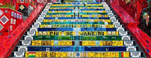 Brazil Rio De Janeiro Escadaria Selaron Escadaria Selaron Brazil - Rio De Janeiro - Brazil