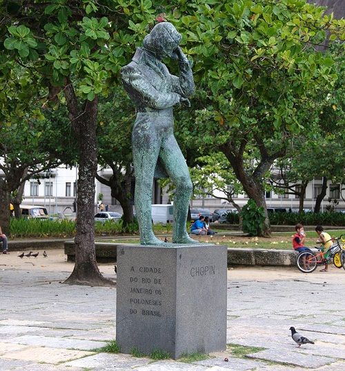 Brazil Rio De Janeiro Federico Chopin Statue Federico Chopin Statue Rio De Janeiro - Rio De Janeiro - Brazil