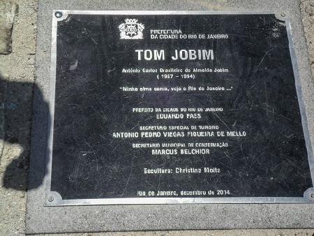 Estatua de Tom Jobim