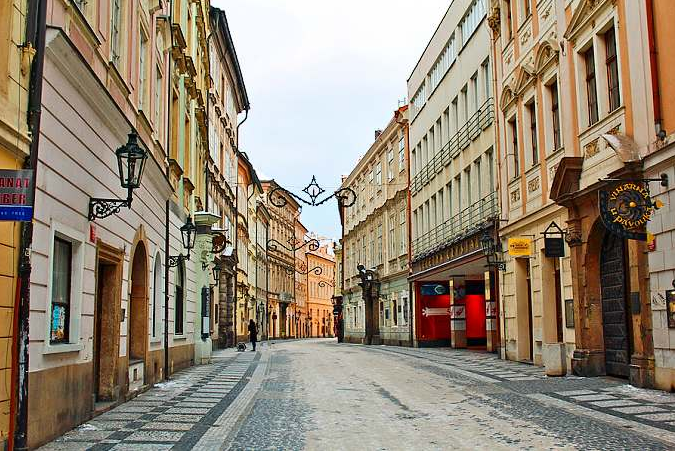 República Checa Praga Calle Celenta Calle Celenta República Checa - Praga - República Checa