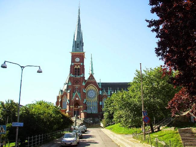 Suecia Gothenburg Iglesia Oscar Fredriks Iglesia Oscar Fredriks Gothenburg - Gothenburg - Suecia