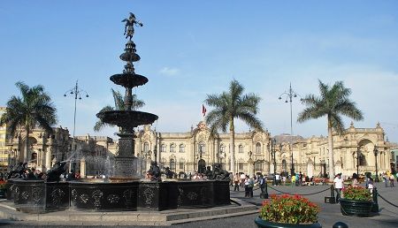 Perú Lima  plaza mayor plaza mayor Perú - Lima  - Perú