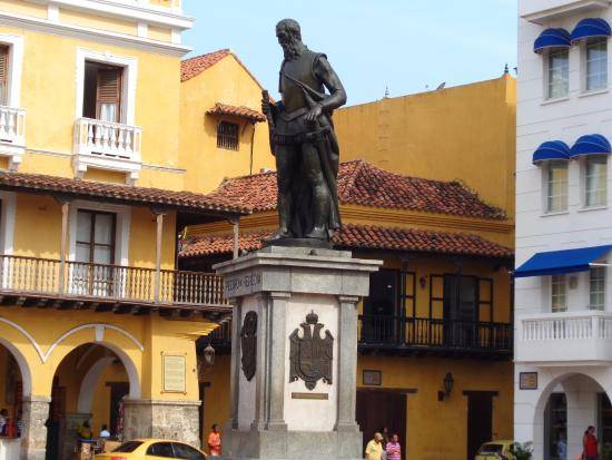 Colombia Cartagena Estatua Pedro Heredia Estatua Pedro Heredia Bolívar - Cartagena - Colombia
