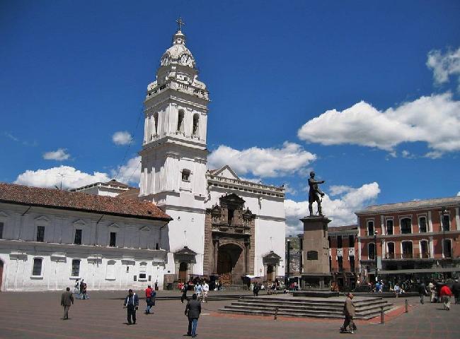 Ecuador Quito Plaza de Santo Domingo Plaza de Santo Domingo Pichincha - Quito - Ecuador