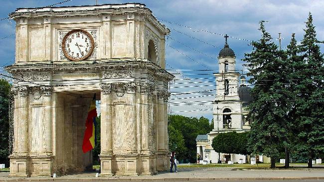 Moldavia Chisinau  Arco triunfal Arco triunfal Moldavia - Chisinau  - Moldavia