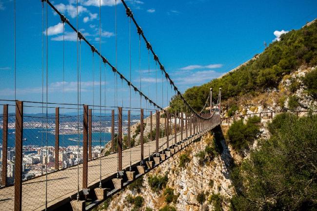 Gibraltar Gibraltar  Puente colgante de Windsor Puente colgante de Windsor Gibraltar - Gibraltar  - Gibraltar