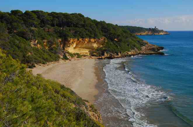 Spain  Cala Fonda Beach Cala Fonda Beach Catalonia -  - Spain