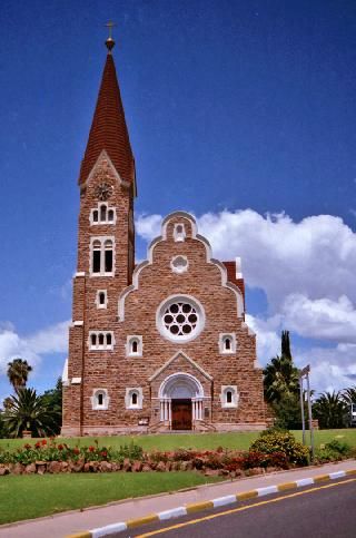 Namibia Windhoek  Iglesia Luterana Alemana de Christuskirche Iglesia Luterana Alemana de Christuskirche Namibia - Windhoek  - Namibia