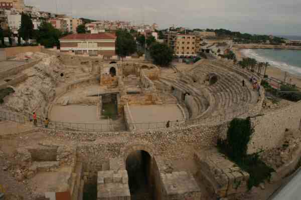 Spain Tarragona Roman Amphitheater Roman Amphitheater Tarragona - Tarragona - Spain