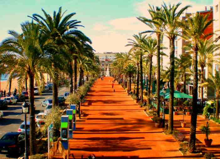 Spain Lloret De Mar Sea Promenade Sea Promenade Catalonia - Lloret De Mar - Spain