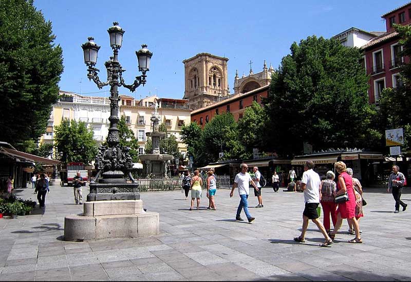 Spain Granada Bib-Rambla Square Bib-Rambla Square Granada - Granada - Spain