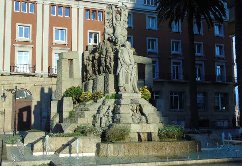 España A Coruña Monumento a Curros Enríquez Monumento a Curros Enríquez A Coruña - A Coruña - España