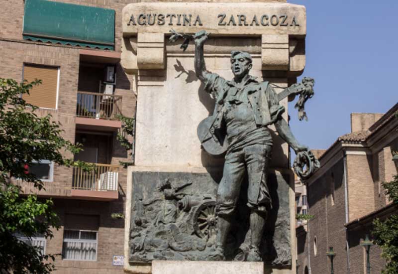 España Zaragoza  Monumento a Agustina de Aragón Monumento a Agustina de Aragón Zaragoza - Zaragoza  - España