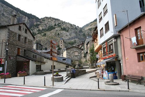 Andorra Canillo  Plaça de Montaup Plaça de Montaup Andorra - Canillo  - Andorra